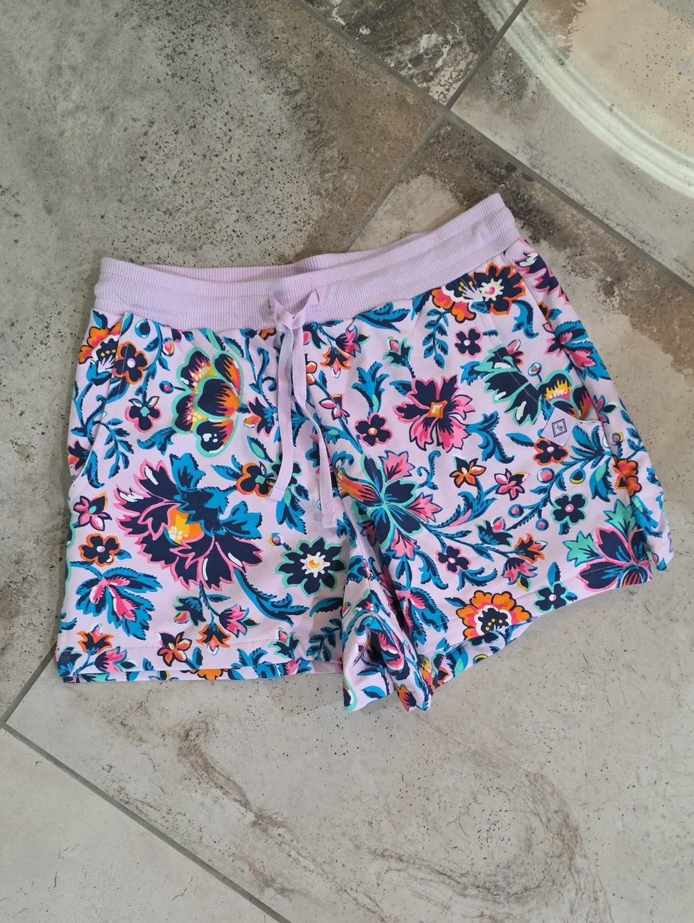 Vera Bradley Purple Floral Athletic Lounge Shorts